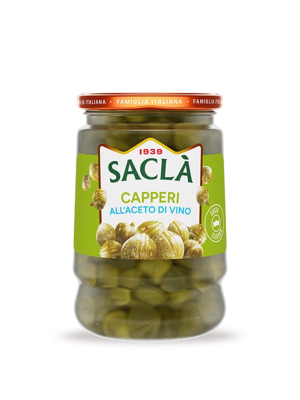 Capperi all'aceto di vino 200gr
