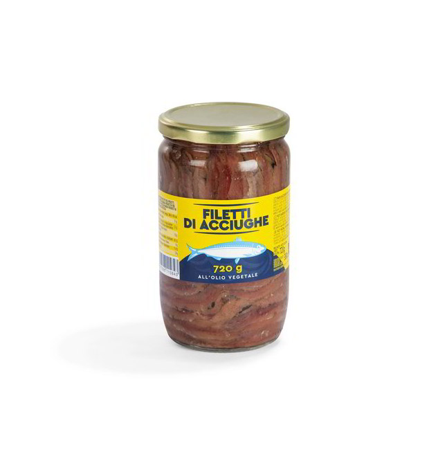 FIletti di aciughe olio vegetale