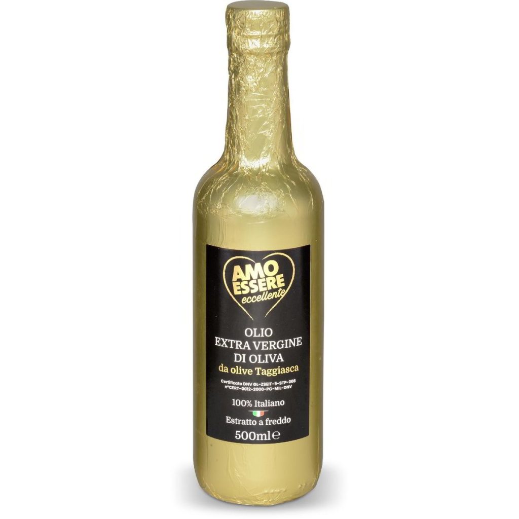 Olio extra vergine di oliva taggiasca amo essere